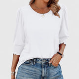 June | Elegant Smocked Top
