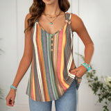 Livia | Colourful Striped Tank Top
